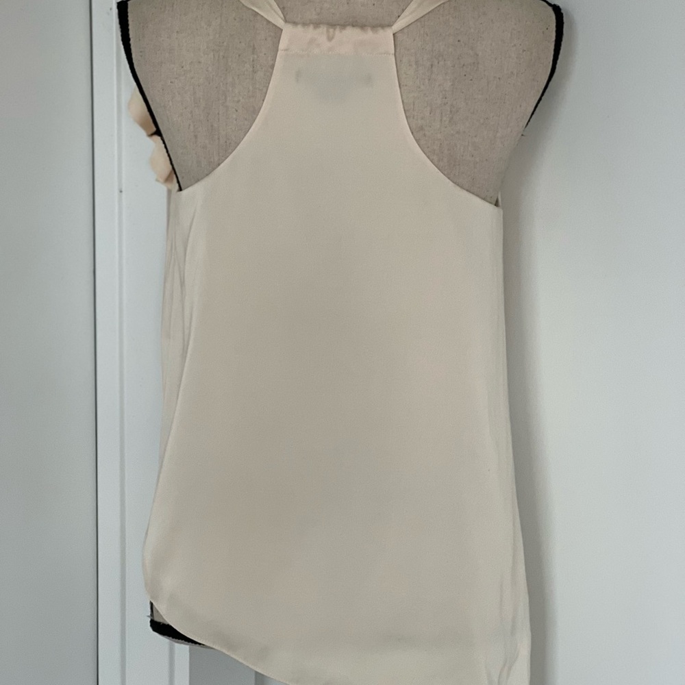 Armani Exchange Racerback One-Shoulder Ruffle Top - Picture 3 of 3